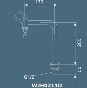 Vòi rửa phòng thí nghiệm WJH0211D
